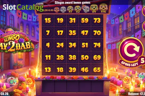Скрин2. Slingo Day 2 Dab слот