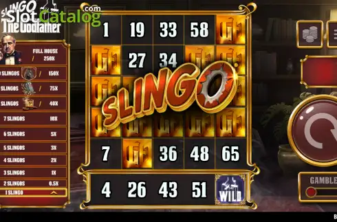 Скрин3. Slingo The Godfather слот
