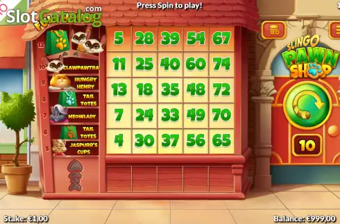 Скрин2. Slingo Pawn Shop слот