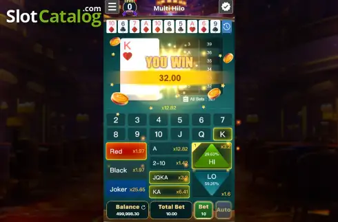 Скрин3. Multi HiLo слот