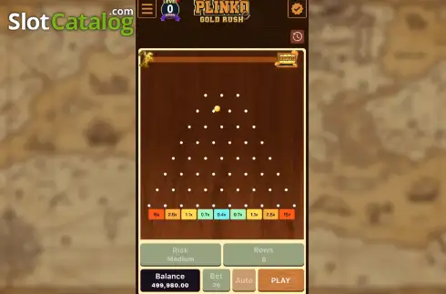 Скрин2. Plinko Gold Rush слот
