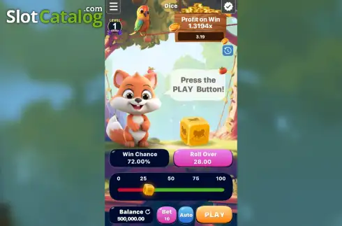 Скрин2. Dice (Gemini Gaming) слот