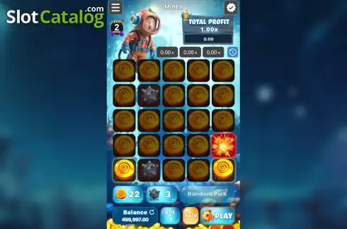 Скрин2. Mines (Gemini Gaming) слот