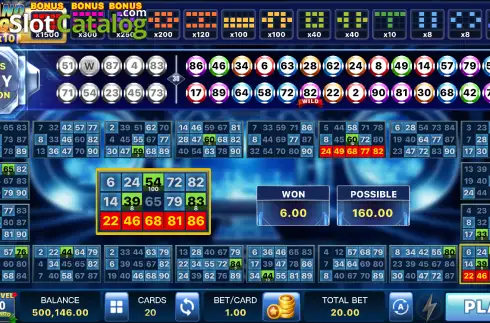 Скрин2. Magic Bingo слот
