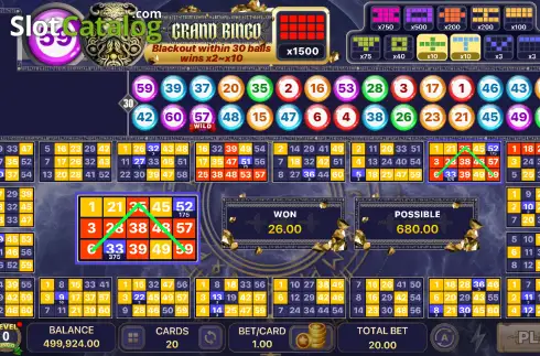 Скрин3. Odin Bingo слот