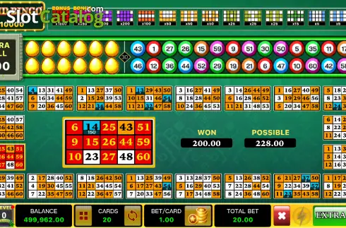 Скрин3. Arcade Bingo слот