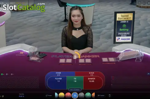 Скрин2. Speed Baccarat (Gemini Gaming) слот