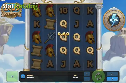 Скрин3. Zeus of Olympus (GG Gaming) слот