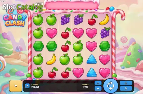 Скрин2. Candy Clash (GG Gaming) слот