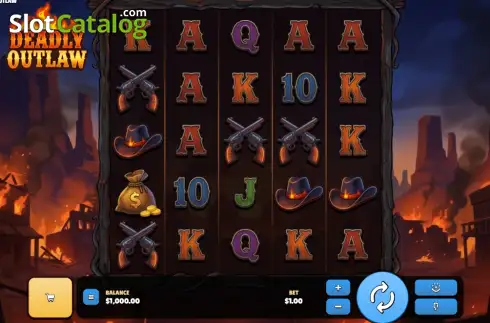 Скрин2. Deadly Outlaw (GG Gaming) слот