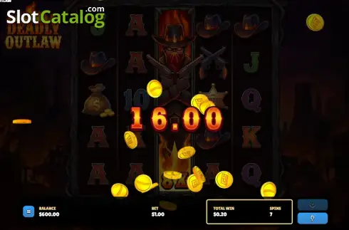 Скрин3. Deadly Outlaw (GG Gaming) слот