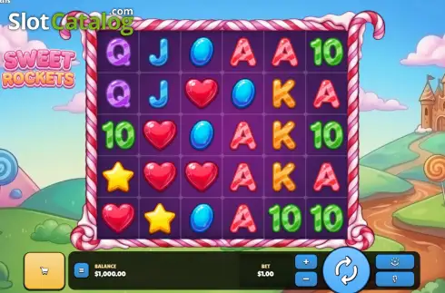 Скрин2. Sweet Rockets слот