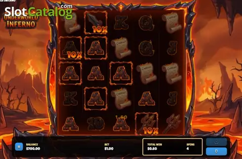 Скрин3. Underworld Inferno слот