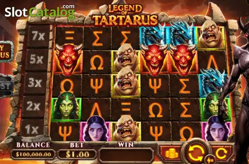 Скрин2. Legend of Tartarus слот