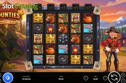 Скрин2. MOUNTIE BOUNTIES слот
