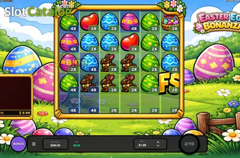 Скрин2. Easter Egg Bonanza слот
