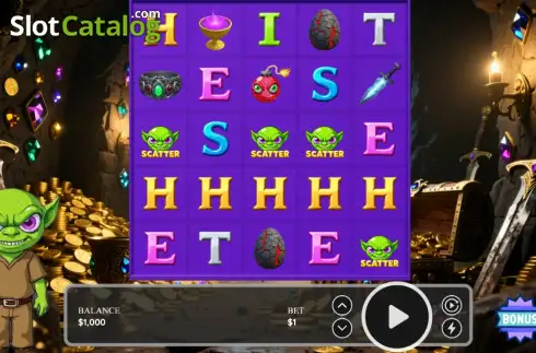Скрин2. Goblin Gold Heist слот
