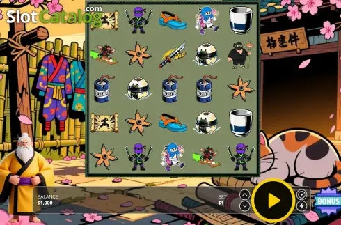 Скрин2. Ninja Oops слот