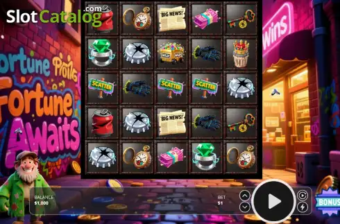 Скрин2. Street Fortune Hustle слот