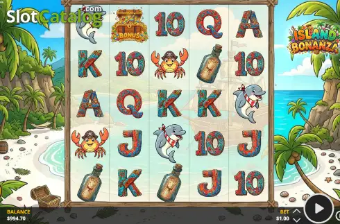 Скрин2. Island Bonanza слот