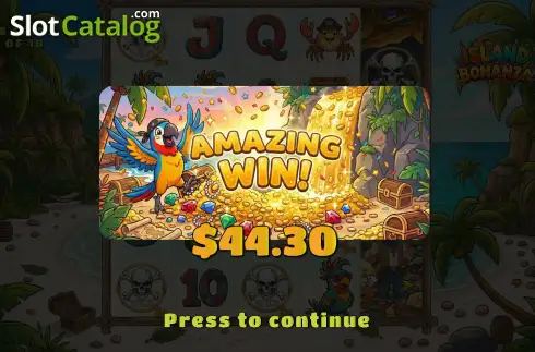 Скрин3. Island Bonanza слот