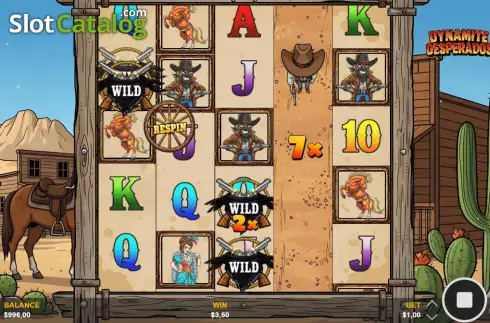 Скрин3. Dynamite Desperados слот