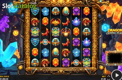 Скрин2. Dragon Crystal Clash слот