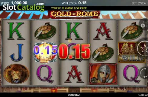 Скрин3. Gold of Rome слот
