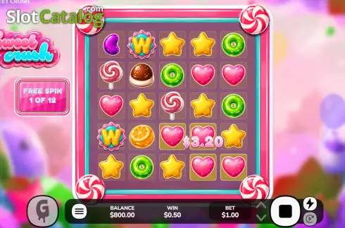 Скрин2. Sweet Crush (Gravy Studios) слот