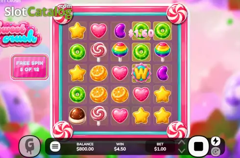 Скрин3. Sweet Crush (Gravy Studios) слот