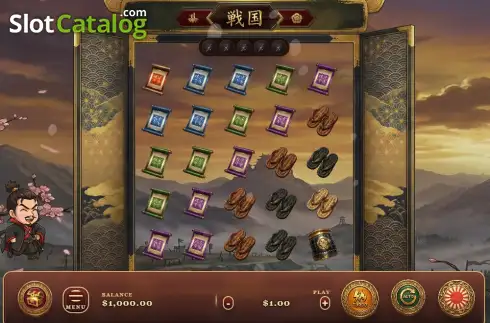 Скрин2. Sengoku Showdown слот