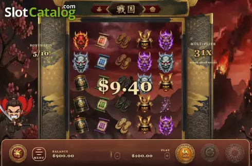 Скрин3. Sengoku Showdown слот