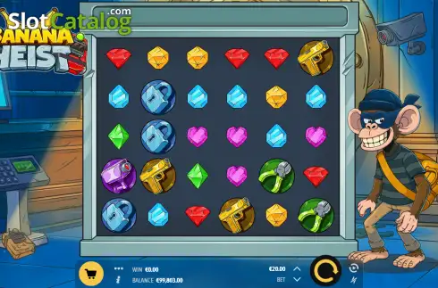 Скрин2. Banana Heist слот