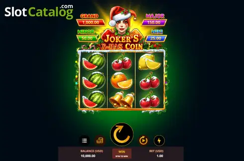Скрин2. Joker's X-mas Coin слот