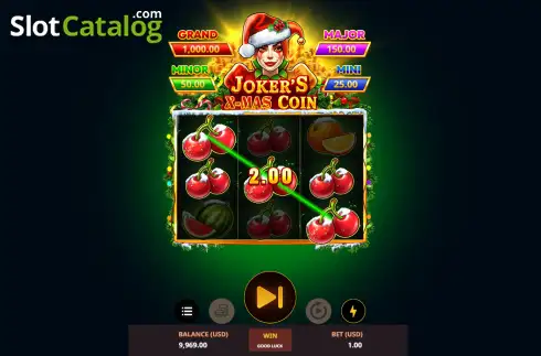 Скрин3. Joker's X-mas Coin слот