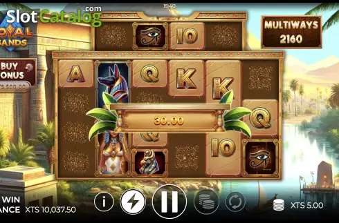 Скрин6. Royal Sands слот