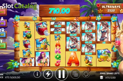 Скрин3. Beach Babe Riches слот