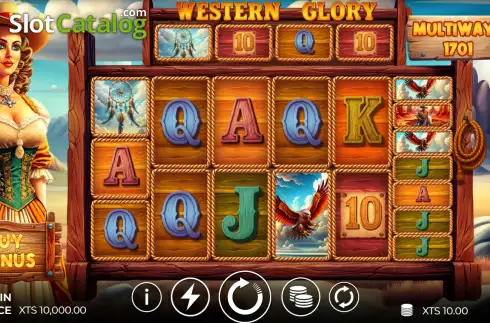 Скрин2. Western Glory слот