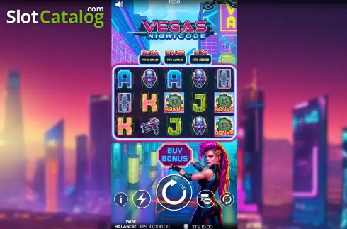 Скрин2. Vegas Nightcode слот