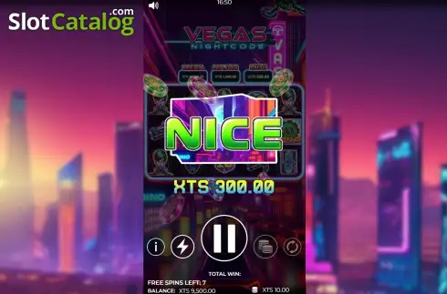 Скрин3. Vegas Nightcode слот