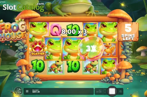 Скрин3. Frog House слот