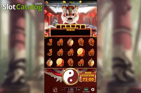 Скрин2. Fortune Lions (Hotdog Gaming) слот