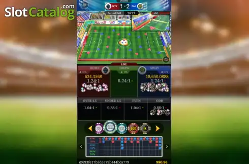 Скрин2. Spinner Soccer X слот