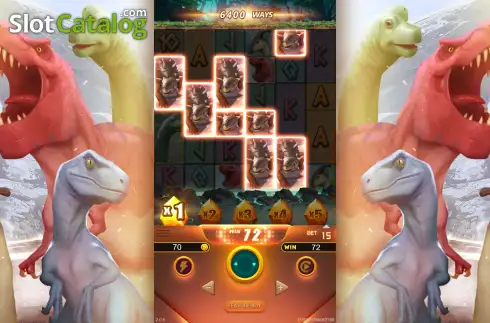 Скрин3. Dinosaur Paradise слот
