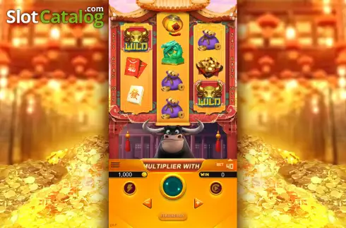Скрин2. Fortune Bull (Hotdog Gaming) слот