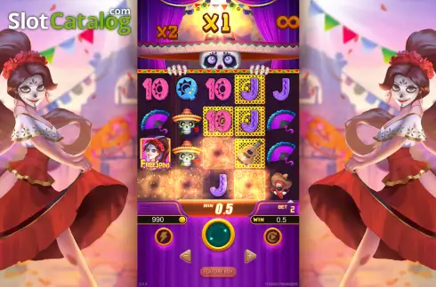 Скрин3. Dead Fiesta Party слот