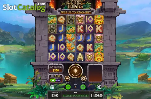 Скрин2. Aztec King (Hotdog Gaming) слот