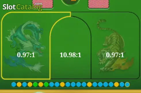 Скрин2. Dragon Tiger Fight (Hotdog Gaming) слот