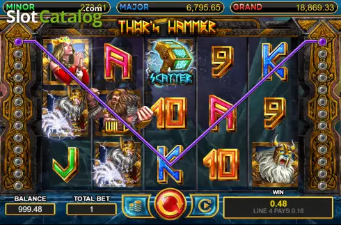 Скрин3. Thor’s Hammer слот