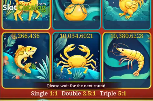 Скрин2. VIP Fish Prawn Crab слот
